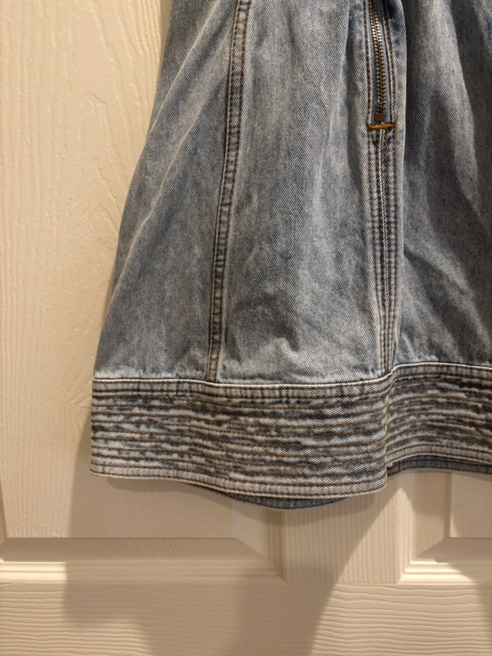 Aje Coast Denim Mini Dress - Picture 13 of 14